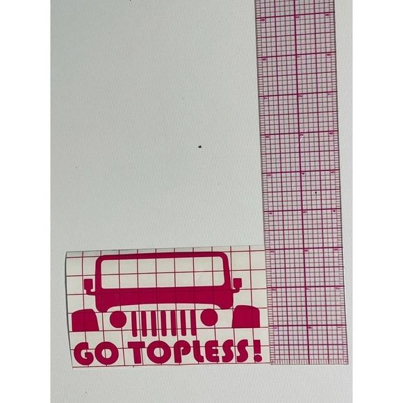 Go Topless Jeep Decal - Picture 8 of 9